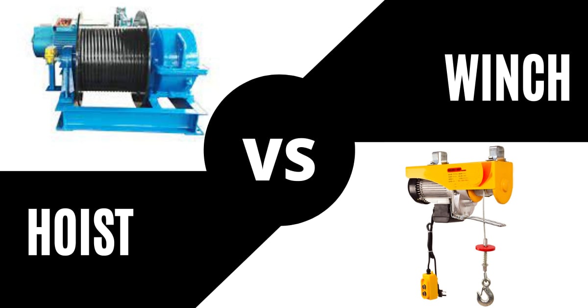 Difference Between A Winch And A Hoist