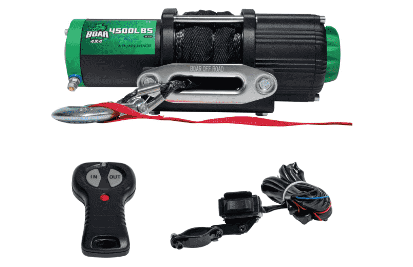 4- OFF ROAD BOAR 4500-lb. Load Capacity Electric Winch Kit